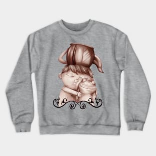 Just A Boy And His Frog ... Over The Garden Wall Crewneck Sweatshirt